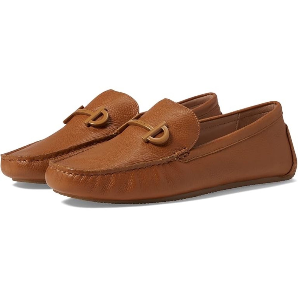 Cole Haan Tully Driver Shoe Loafer in Pecan Leather size 9.5